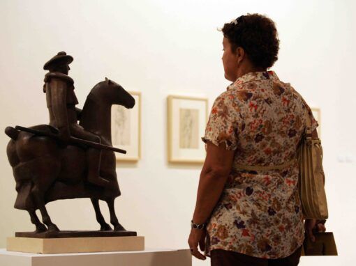 El bronce y la acuarela reinan en las exposiciones de toros y flamenco del Palacio del Almudí